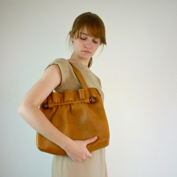 Slouchy Bag - Butterscotch Shoulder Bag