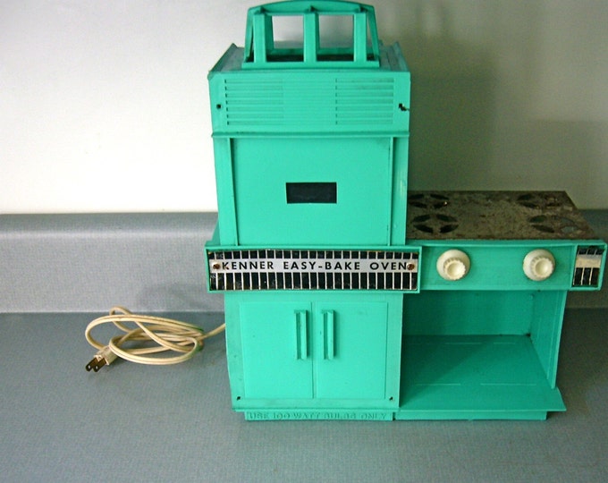 1964 Kenner Easy Bake Oven in Teal Etsy