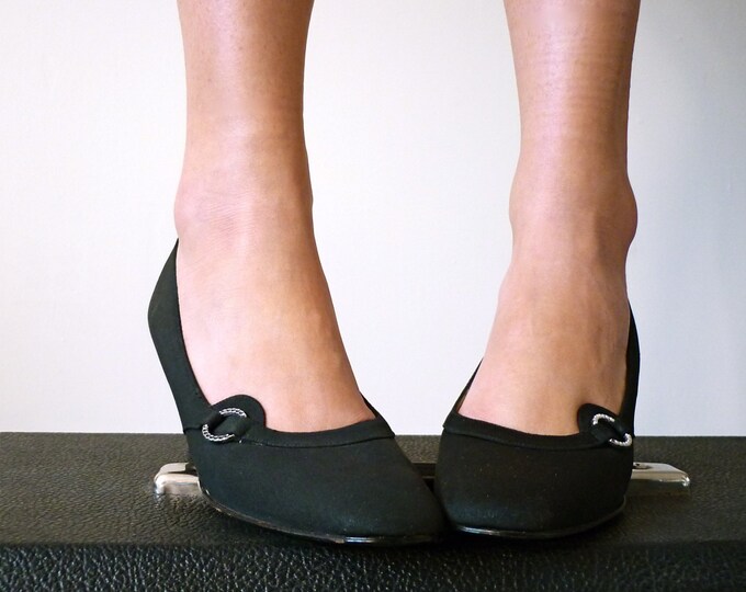 1960's Classic Black Pumps, Size 5 5.5 Etsy