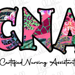 CNA PNG, zertifizierter Pflegehelfer Sublimationsdesign, Krankenschwester PNG, Krankenschwester Clipart, Krankenpflege Bunter Leopard Apotheken-Download