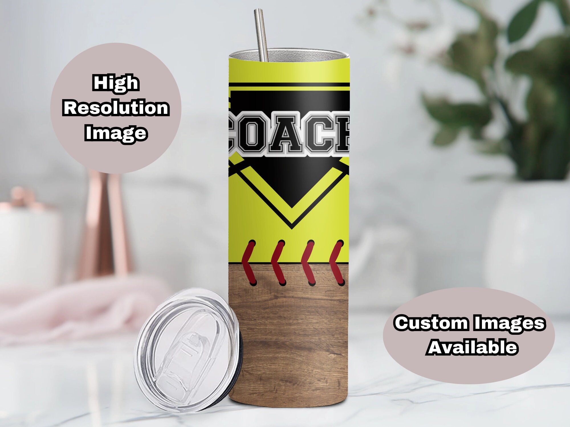Softball Coach Tumbler Wrap for Head Coach Tumbler Template Digital