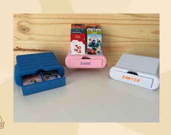 Yoto Card Stand | 40 -Card Storage Drawer, Wall-Mountable, Personalized