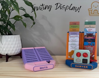 Card Holder Compatible with Yoto® Cards for Mini – Customizable Docking Station, Expandable Storage