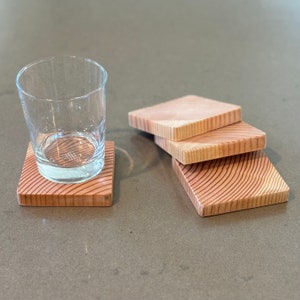 Modern Wood Coasters - Handmade & Unique