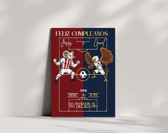Chivas vs America Birthday Invitation | Soccer Fiesta (Digital)