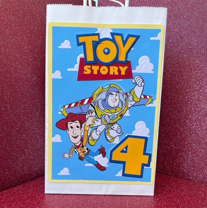 Toy Story Goodie Bag You Got a Friend in Me Woody Party Decor Buzz Party Decor Candy Bag Toy