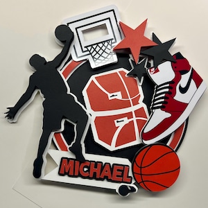 Basketball Cake Topper Ball Lover Tortenstecker Love & Basketball Sport Geburtstag Party Schuhe Lover Air Nike Cake Topper