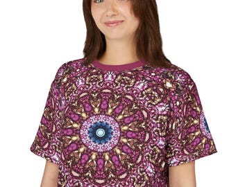 Psychedelic Mandala T-Shirt: Sacred Geometry Kaleidoscope Print