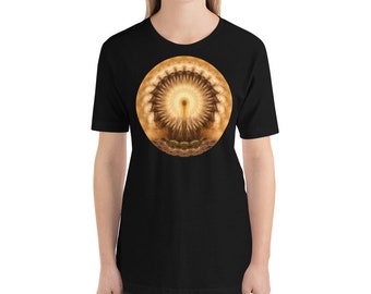 Divine Inspiration - Short-Sleeve Unisex T-Shirt  - Ethereal Abstract Mandala Design