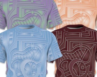 Midcentury Modern Geometric Tee | Unisex Abstract Graphic Shirt | Streetwear Chic | Variety of Colors