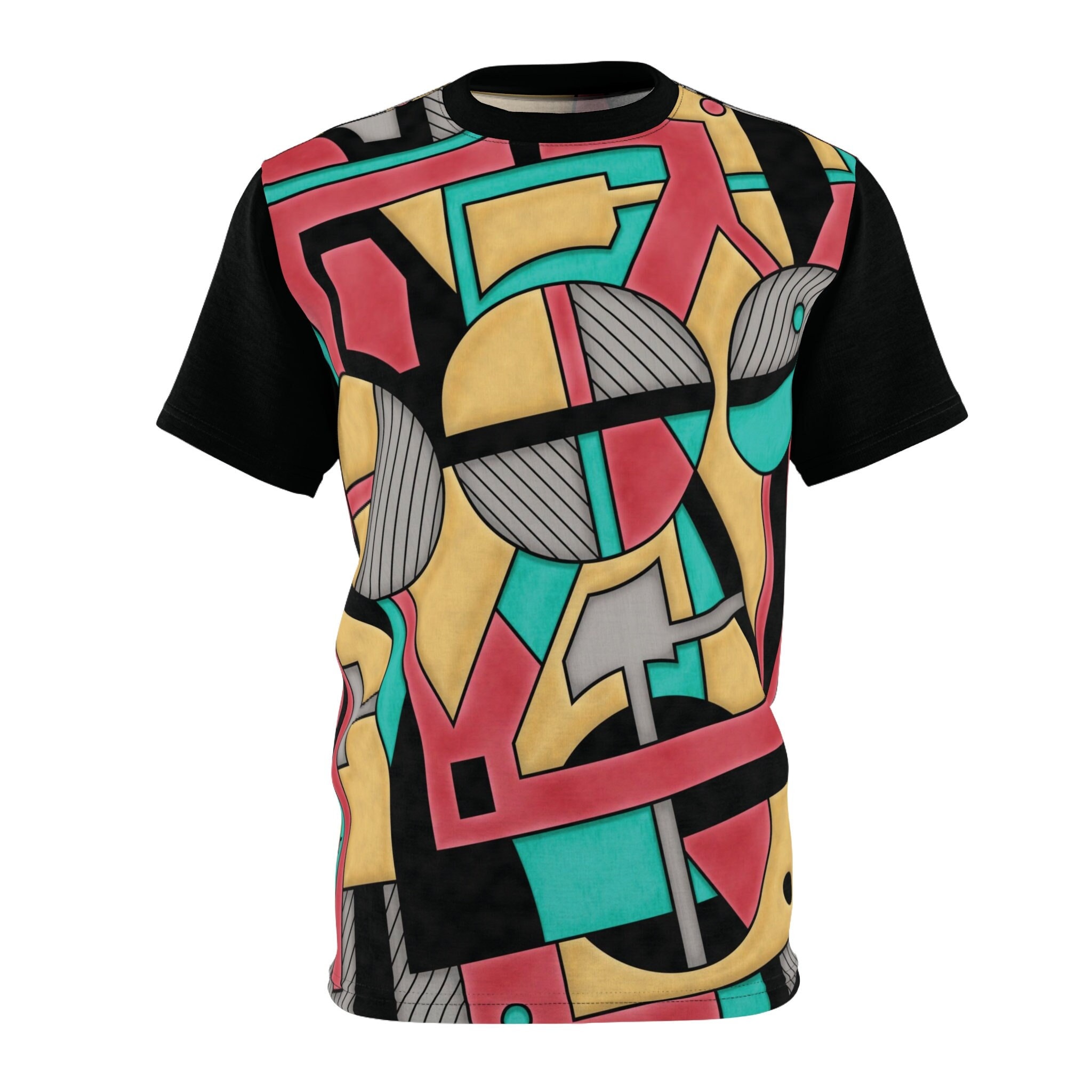 【AMBLER】 Unisex Color trip graphic short sleeve t-shirt 720298137_3.png