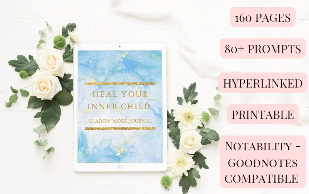 Inner Child Journal | Guided Healing Therapy Workbook | Shadow Work ...