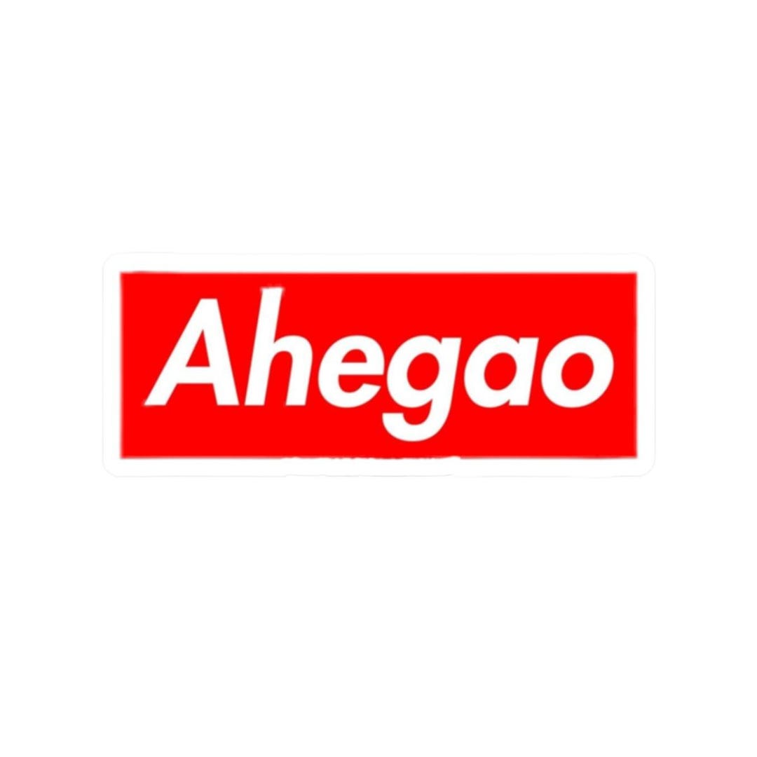 Ahegao Sticker | Kiss-cut Vinyl Sticker - Etsy