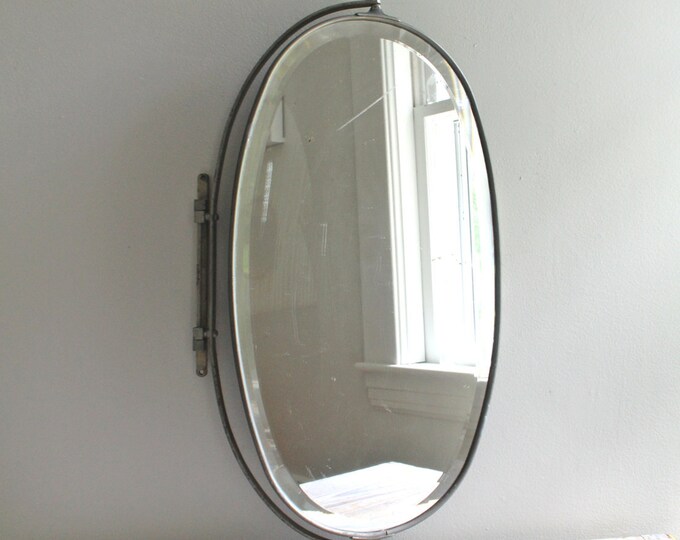 Vintage Barber Shop Mirror Etsy