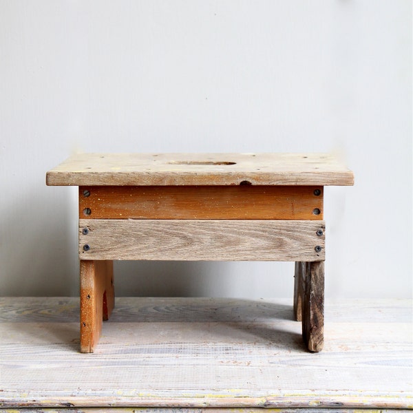 Rustic Vintage Industrial Shop Stool