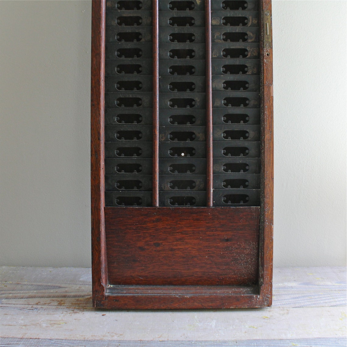 Antique Time Card Holder Etsy