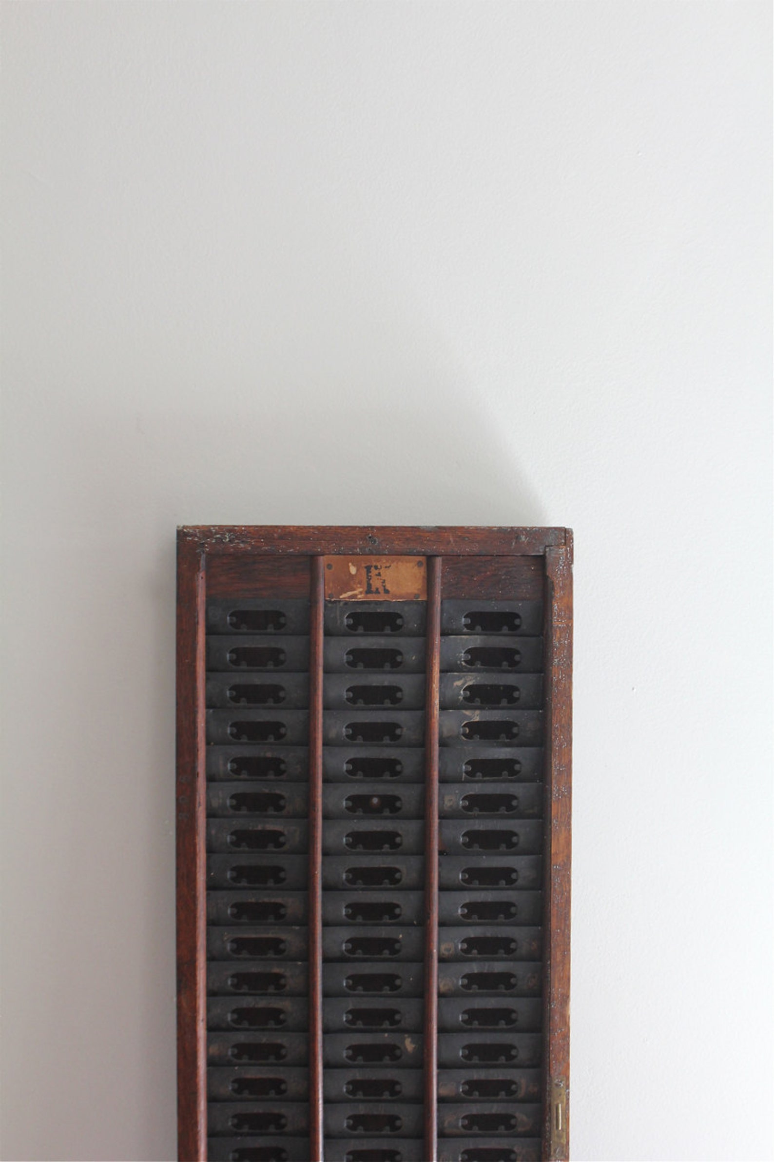 Antique Time Card Holder Etsy