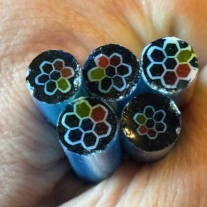COE 90 - Rainbow Honeycomb Murrine