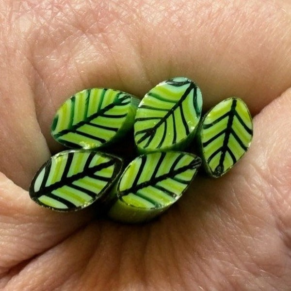 COE 90 - Creamy Avocado Leaf Murrine