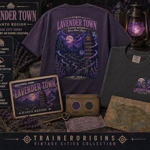 Lavender Town Gengar Ghost Shirt - Etsy