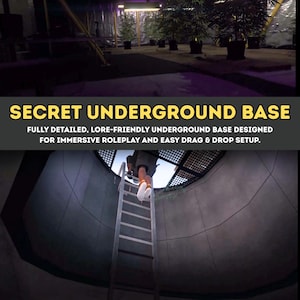 FiveM MLO Secret Underground Base Pack - Pacote de arrastar e soltar de alta qualidade - FiveM Ready - MLO - ESX - Otimizado