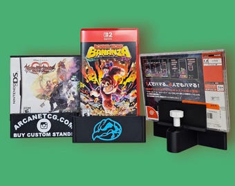 Custom 3D Printed Video Game Holder: Adjustable Display Stand, Gamer Gift