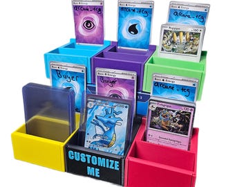 Custom 3D Printed Card Break Organizer: For Trading Cards & Streamers WhatNot Breaker Box