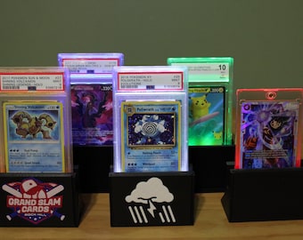 Custom LED Card Stand with Battery: Collectible Card Display