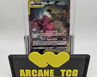 Custom Whatnot Logo Trading Card Stand Personalized Display Holder Sports Cards 3D Printed TCG Collector - Adjustable Back - Swappable Text