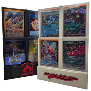 Custom Logo Trading Card Stadium Stand: 3D Printed Display Holder