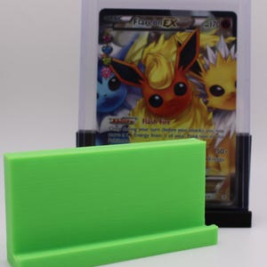 3D Printed Card Stand: Toploader, Sleeved, Raw Cards - 10 Pack