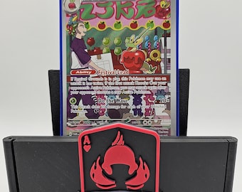 Custom Logo Trading Card Stand: Adjustable Tilt, 3D Printed Display