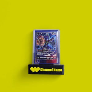 Custom Logo Trading Card Display Stand: 3D Printed Adjustable Holder