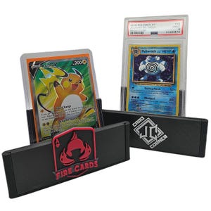 Custom 3D Printed Trading Card Display Stand: Adjustable Personalized Holder