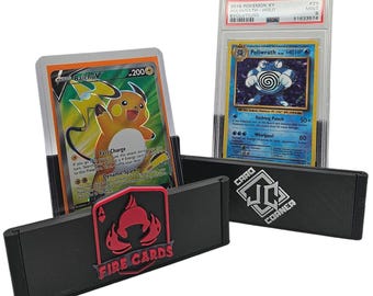 Custom 3D Printed Trading Card Display Stand: Adjustable Personalized Holder
