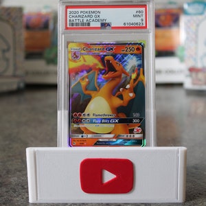 3D Printed Trading Card Stand: Adjustable Display Holder with Swappable Face