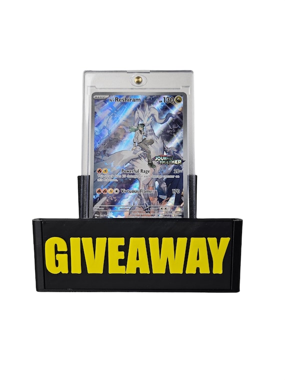 GIVEAWAY Trading Card Stand: Adjustable Display Holder - Etsy