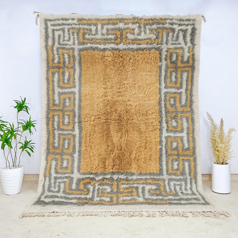 Greek Key Rug - Etsy