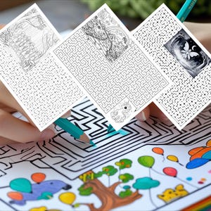 Puzzles for children under 12, Coloring pages, mazes for kids under 12, Children's activities, Printable Games, Printable Mazes