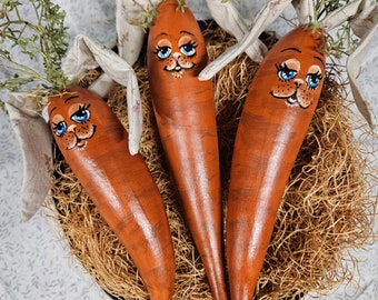 3 Whimsical Gourd Basket Needful Bunnies Bunny