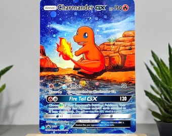 POKEMON custom card Charmander Cosmo Holo!