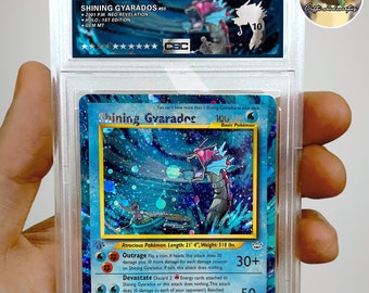 POKEMON custom Shining Gyarados GX Cosmo Holo!