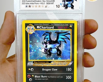 POKEMON custom MCharizard Cosmo Holo!