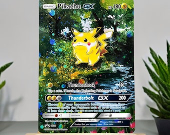 POKEMON custom card Pikachu GX Cosmo Holo!
