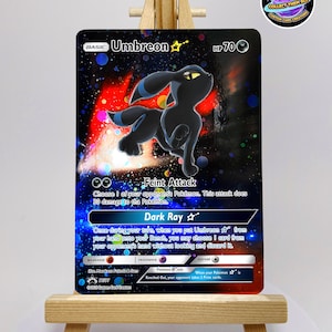 POKÉMON personnalisé NoctaliGold Star GX Cosmo Holo Full Art !
