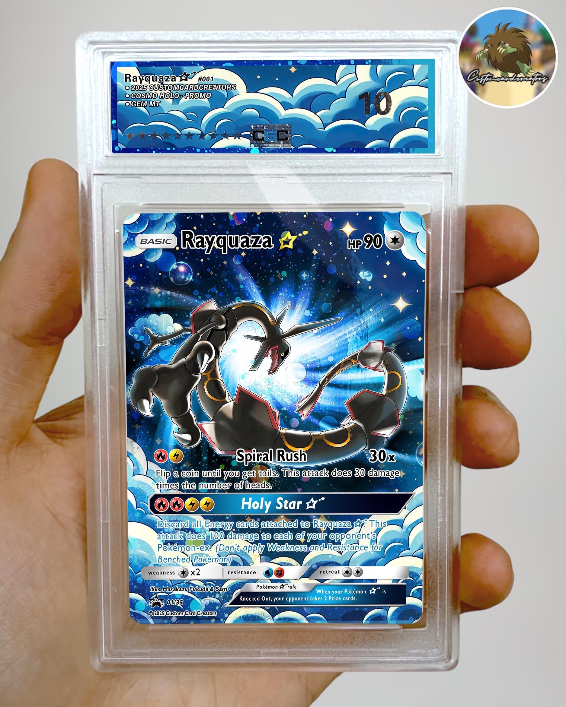gold star rayquaza pokemon card Graded Guard PSA Standard Case main image 0