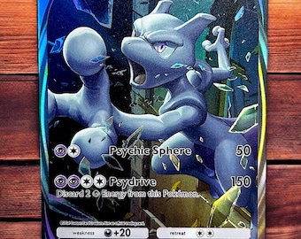 POKEMON Mewtwo ex TCG Pocket custom card Holo!