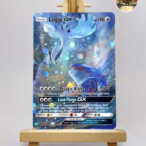 POKEMON-Sonderkarte Lugia & Kyogre Gx Cosmo Holo!
