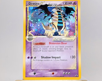 POKEMON custom card Giratina Gold Star Cosmo Holo!