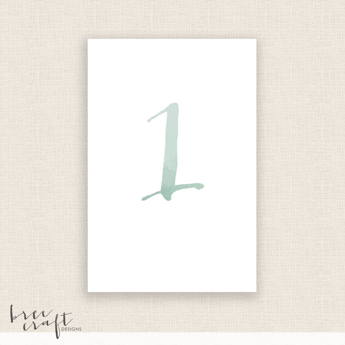 SAGE GREEN DIY Printable Table Numbers 4x6 Digital Design - Etsy Israel